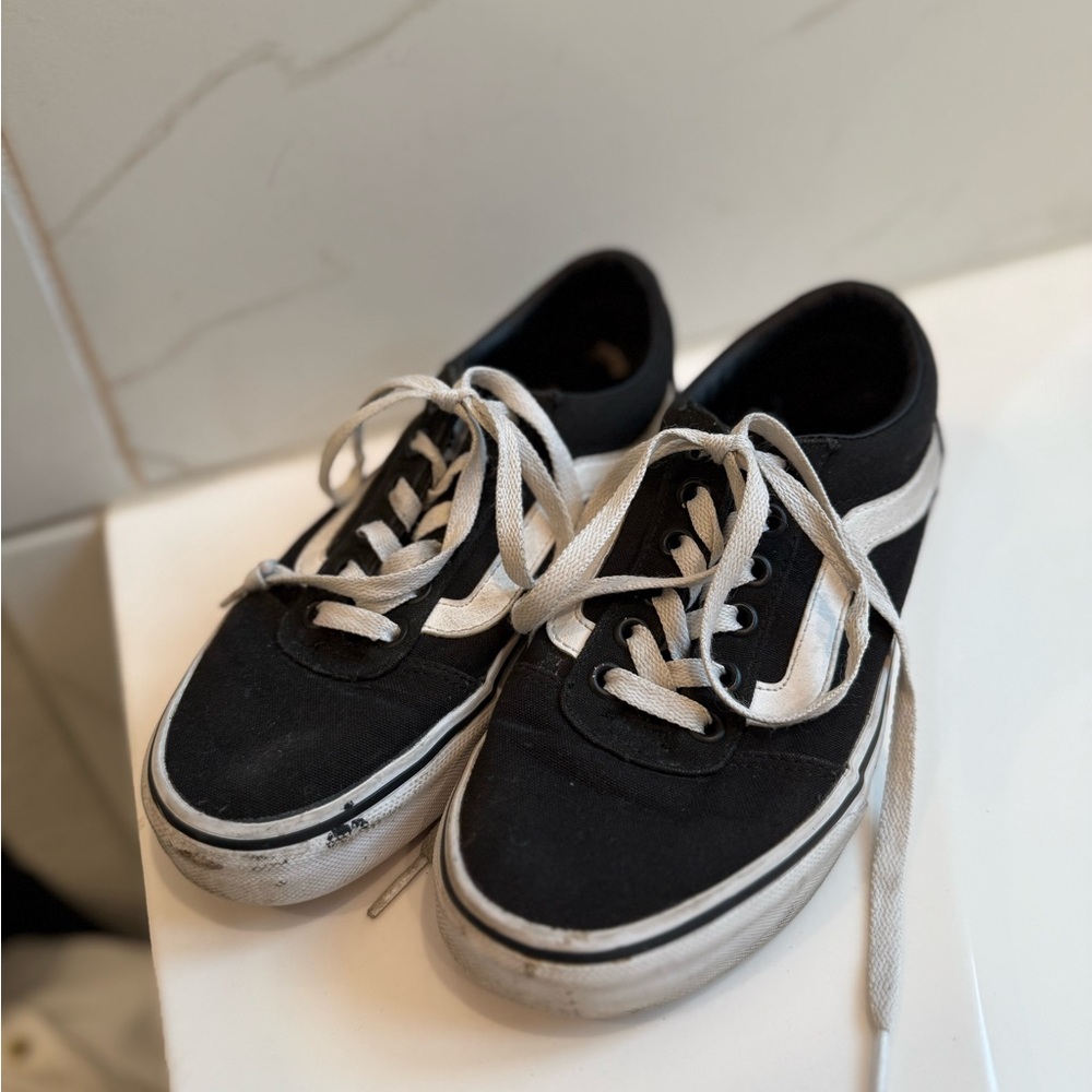 Black and White Old Skool Vans